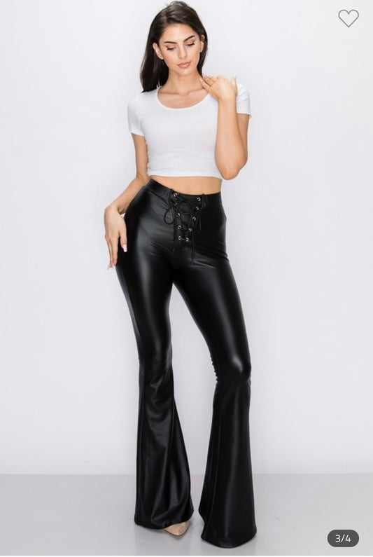 Taking control leather pants